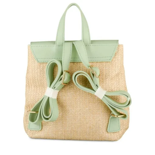 Sac à Dos VERT Femme Motif Uni