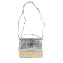 Sac à Main ARGENT Femme Motif Uni