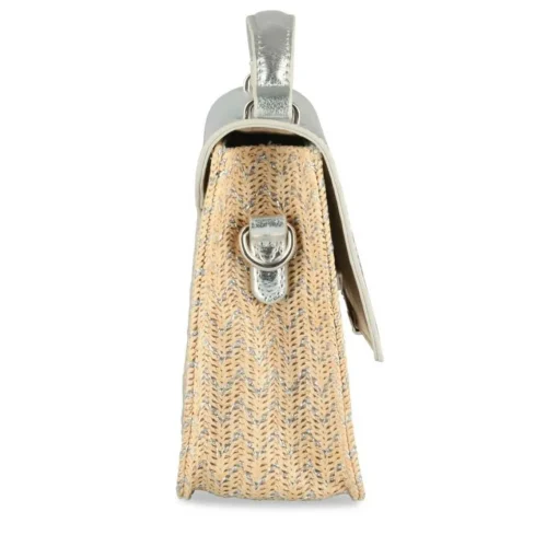 Sac à Main ARGENT Femme Motif Uni