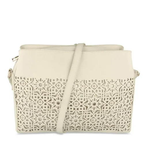 Sac à Main BEIGE Femme Motif Uni