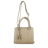 Sac à Main BEIGE Femme Motif Uni