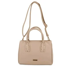 Sac à Main BEIGE Femme Motif Clouté