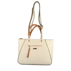 Sac à Main BEIGE Femme Motif Uni