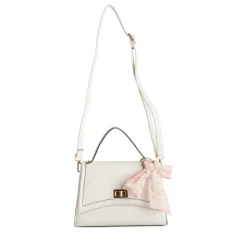 Sac à Main BEIGE Femme Motif Fleuri