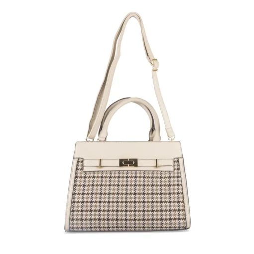 Sac à Main BEIGE Femme Motif Uni
