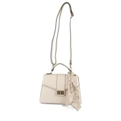 Sac à Main BEIGE Femme Motif Fleuri