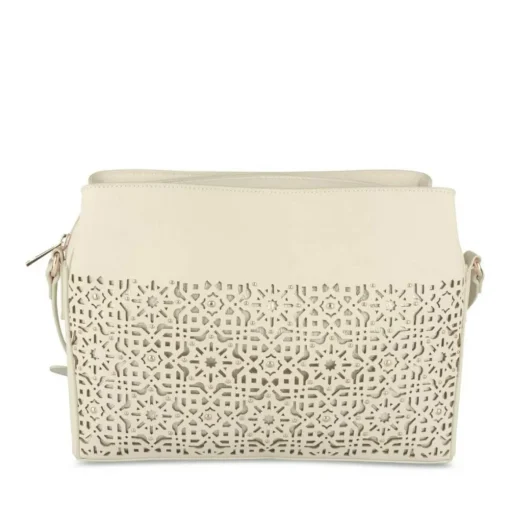 Sac à Main BEIGE Femme Motif Uni