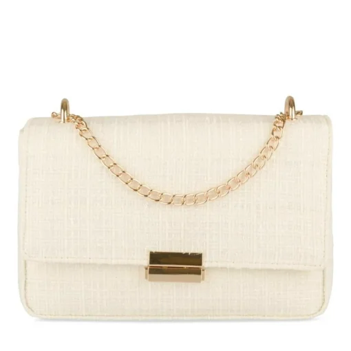 Sac à Main BEIGE Femme Motif Uni