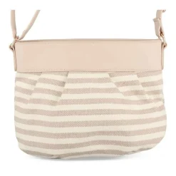 Sac à Main BEIGE Femme Motif Rayures