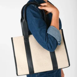 Sac à Main BEIGE Femme Motif Uni