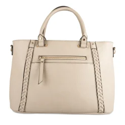 Sac à Main BEIGE Femme Motif Uni