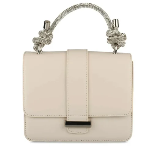 Sac à Main BEIGE Femme Motif Paillettes