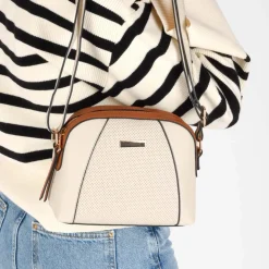 Sac à Main BEIGE Femme Motif Uni