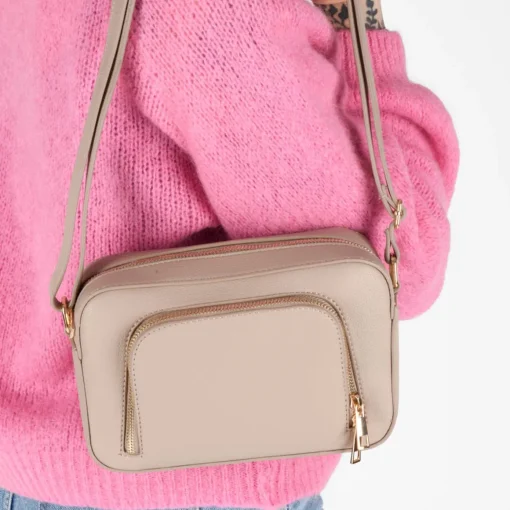 Sac à Main BEIGE Femme Motif Uni