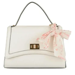 Sac à Main BEIGE Femme Motif Fleuri
