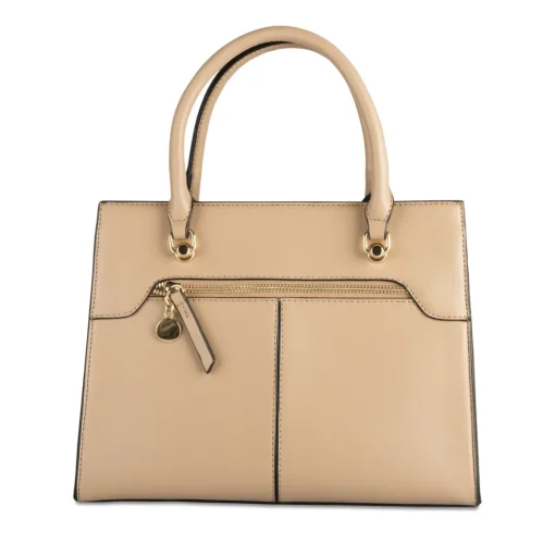 Sac à Main BEIGE Femme Motif Uni