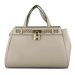 Sac à Main BEIGE Femme Motif Tressé