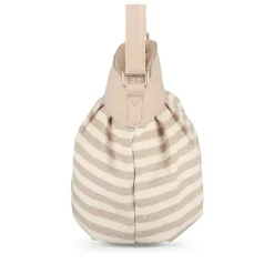 Sac à Main BEIGE Femme Motif Rayures