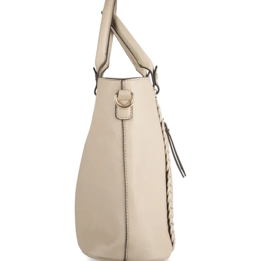 Sac à Main BEIGE Femme Motif Uni