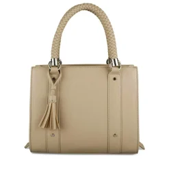 Sac à Main BEIGE Femme Motif Uni