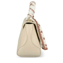 Sac à Main BEIGE Femme Motif A Pois