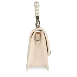 Sac à Main BEIGE Femme Motif Perle