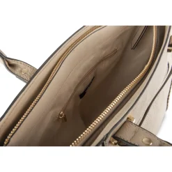 Sac à Main BEIGE Femme Motif Uni