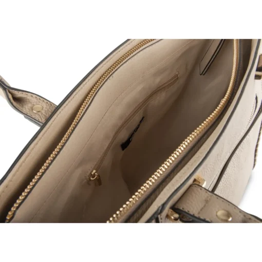 Sac à Main BEIGE Femme Motif Uni