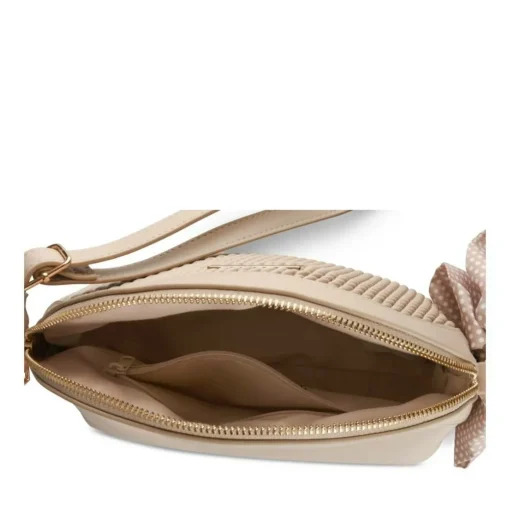 Sac à Main BEIGE Femme Motif A Pois
