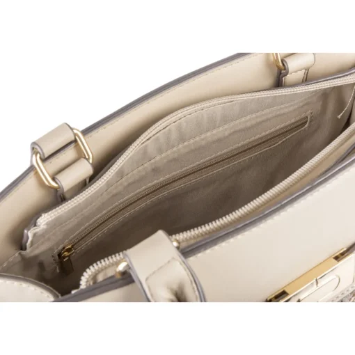 Sac à Main BEIGE Femme Motif Uni