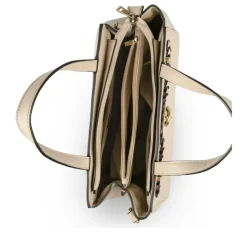 Sac à Main BEIGE Femme Motif Tressé