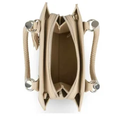 Sac à Main BEIGE Femme Motif Uni