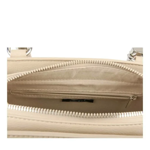 Sac à Main BEIGE Femme Motif Uni