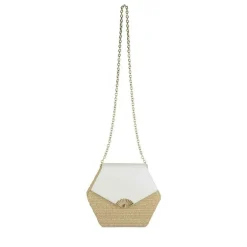 Sac à Main BLANC Femme Motif Uni