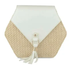 Sac à Main BLANC Femme Motif Uni