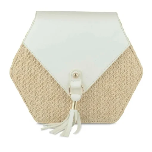 Sac à Main BLANC Femme Motif Uni