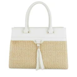 Sac à Main BLANC Femme Motif Uni