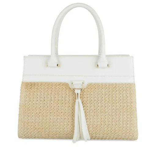Sac à Main BLANC Femme Motif Uni