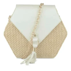 Sac à Main BLANC Femme Motif Uni