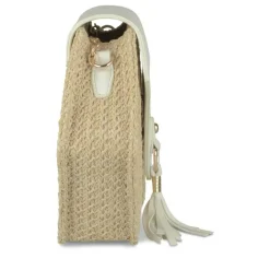 Sac à Main BLANC Femme Motif Uni