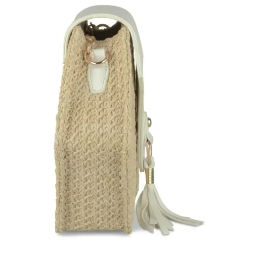 Sac à Main BLANC Femme Motif Uni