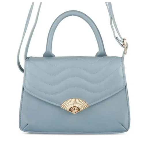 Sac à Main BLEU Femme Motif Uni