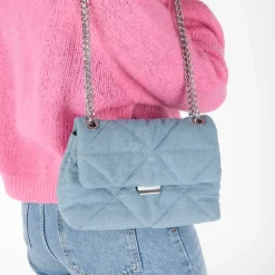 Sac à Main BLEU Femme Motif Uni