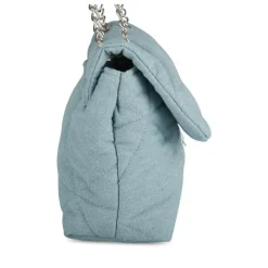 Sac à Main BLEU Femme Motif Uni