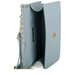 Sac à Main BLEU Femme Motif Clouté