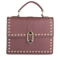 Sac à Main BORDEAUX Femme Motif Clouté