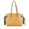 Sac à Main JAUNE Femme Motif Uni