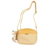 Sac à Main JAUNE Femme Motif Uni