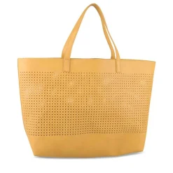 Sac à Main JAUNE Femme Motif Uni