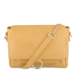 Sac à Main JAUNE Femme Motif Uni